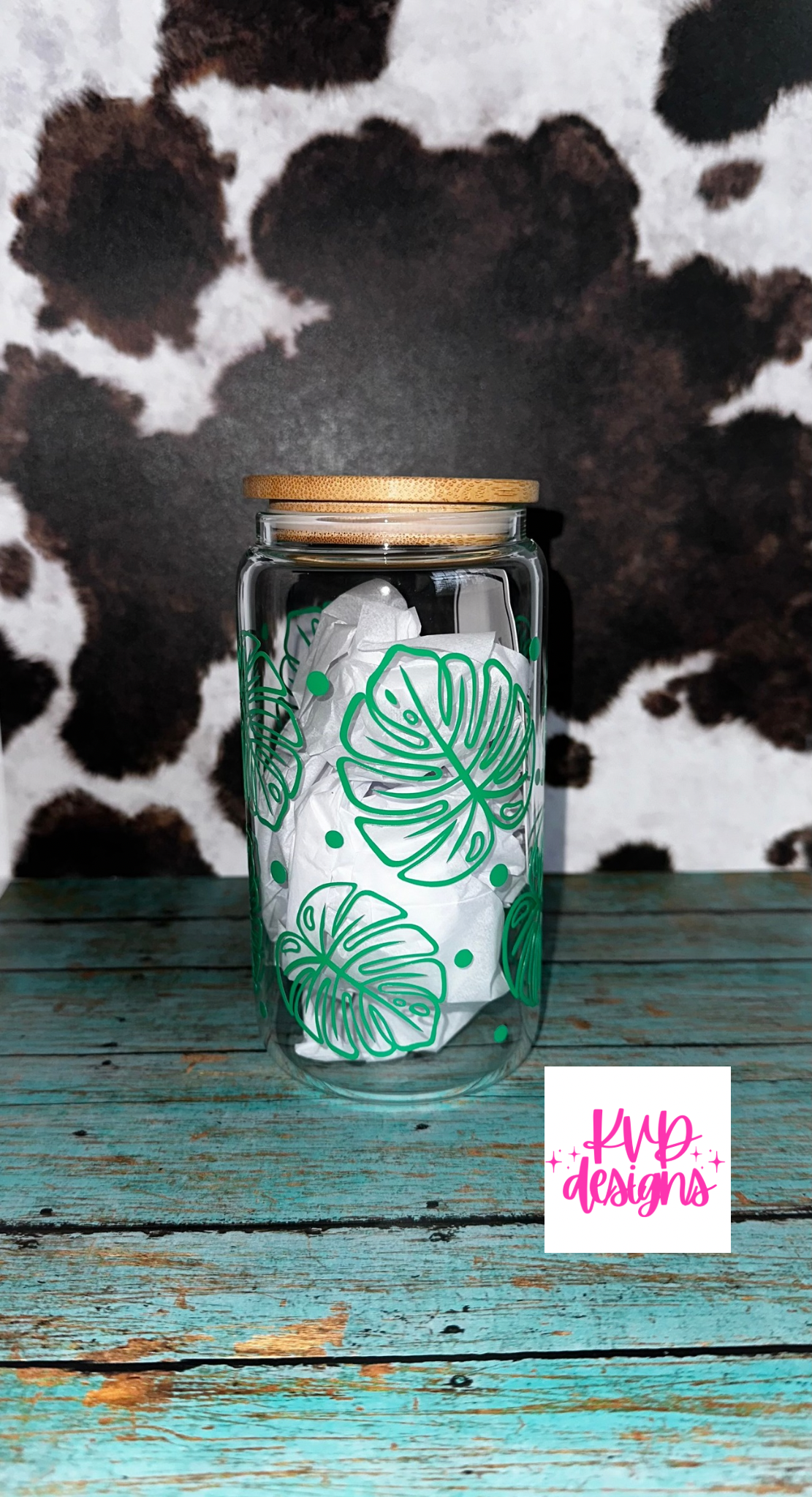 16 OZ Glass Can Cup