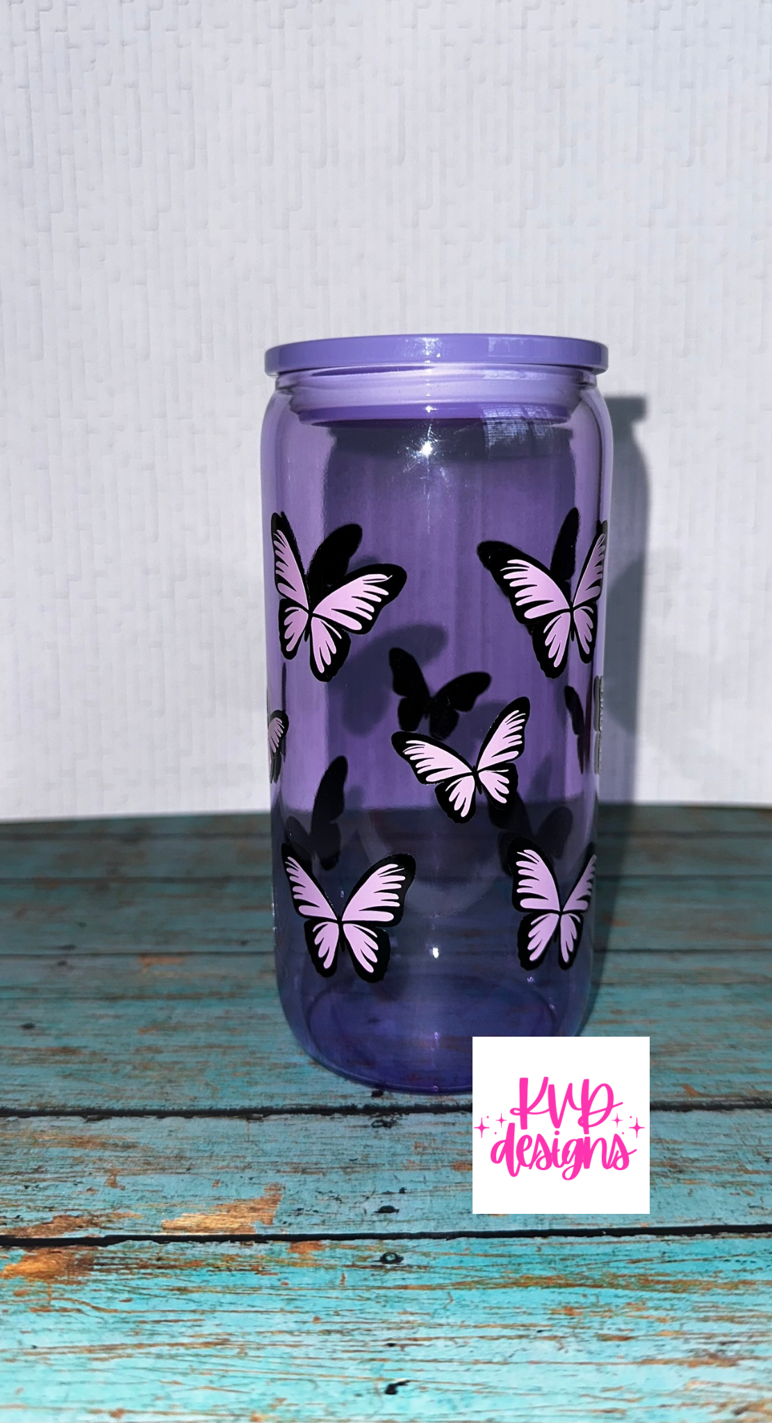 16 OZ Glass Can Cup