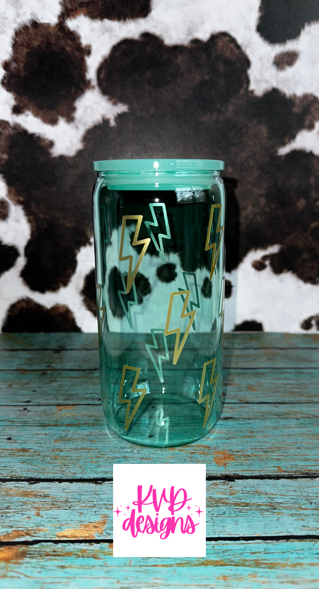 16 OZ Glass Can Cup