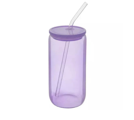 Purple 20 OZ Glass